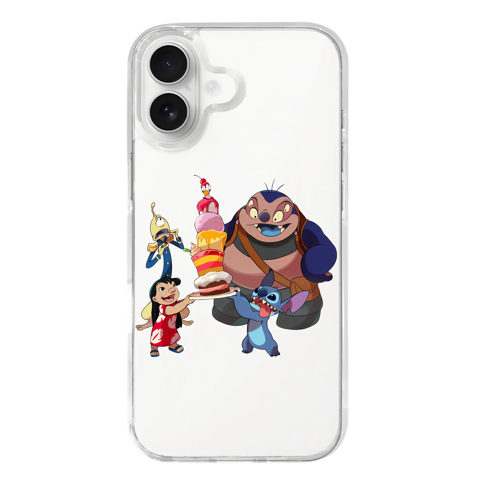 リロ＆スティッチ グッズ ジャンバ博士 - iPhone 17シリーズ 透明スマホケース – 薄型・耐衝撃・精密フィット保護カバー